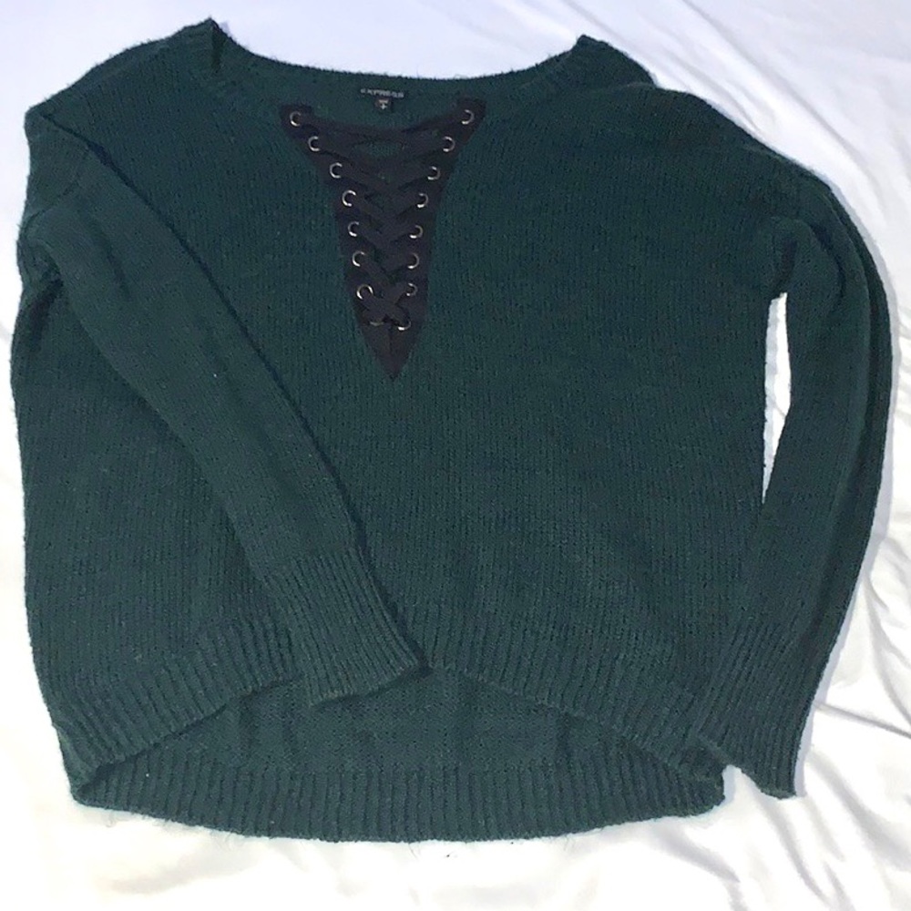 Green sweater
